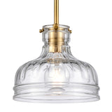 Orinoco 8'' Wide 1-Light Mini Pendant - Satin Brass