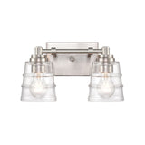 Pulsate 13'' Wide 2-Light Vanity Light - Satin Nickel