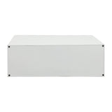 Sagebrook Home Transitional Ec Metal Planter Box - White 14102 White Iron