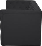 Tuft Velvet / Engineered Wood / Foam Contemporary Black Velvet Modular Sofa - 70" W x 35" D x 32" H