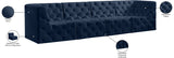 Tuft Velvet / Engineered Wood / Foam Contemporary Navy Velvet Modular Sofa - 128" W x 35" D x 32" H