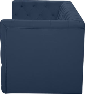 Tuft Velvet / Engineered Wood / Foam Contemporary Navy Velvet Modular Sofa - 70" W x 35" D x 32" H