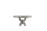 Dresden Transitional/Vintage Dining Table (Round) Vintage Bone White 68180-ACME