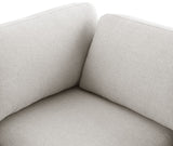 Beckham Linen Textured Fabric / Engineered Wood / Foam Contemporary Beige Durable Linen Textured Fabric Corner - 38" W x 38" D x 32.5" H