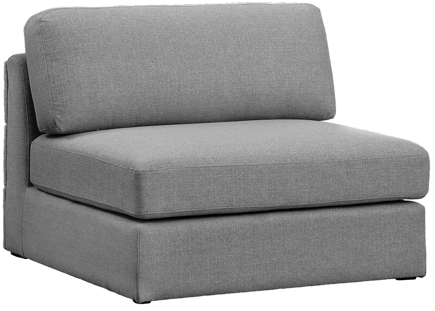 Meridian Furniture Beckham Contemporary Armless Chair - Thumbnail 5