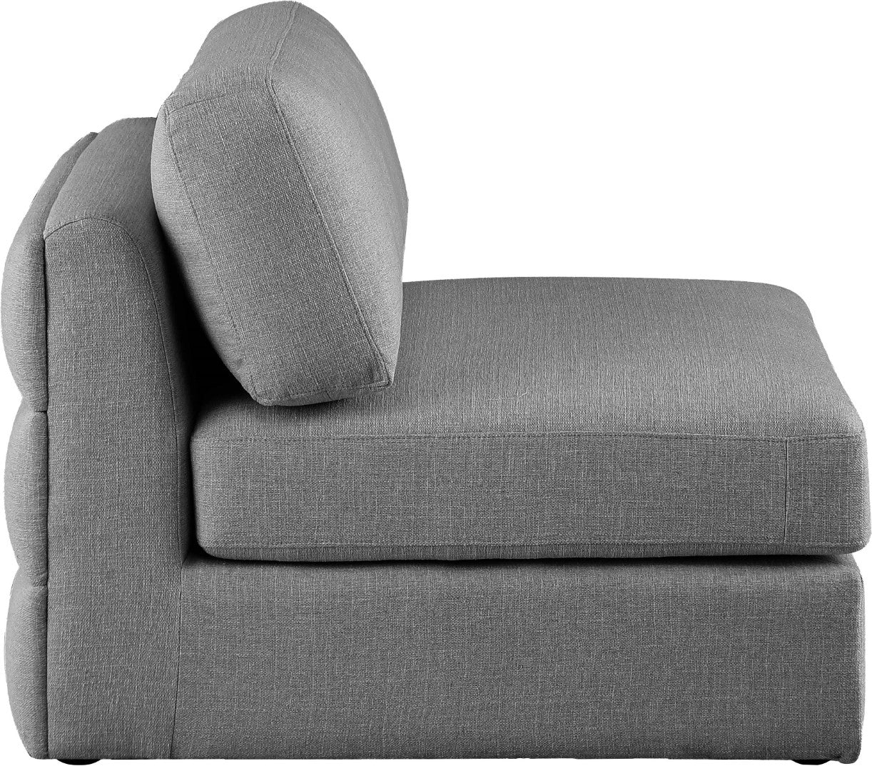 Meridian Furniture Beckham Contemporary Armless Chair - Thumbnail 3