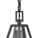 Tangent 7'' Wide 1-Light Mini Pendant - Matte black