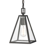 Tangent 7'' Wide 1-Light Mini Pendant - Matte black