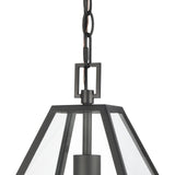 Tangent 12'' Wide 1-Light Pendant - Matte black