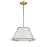 Regalia 18'' Wide 1-Light Pendant - Natural Antique Brass