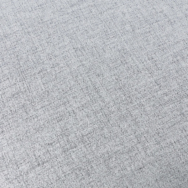 Miramar Linen Textured Fabric / Engineered Wood / Foam Contemporary Grey Durable Linen Textured Ottoman - 35" W x 35" D x 17.5" H