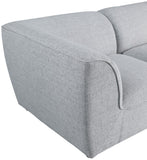 Miramar Linen Textured Fabric / Engineered Wood / Foam Contemporary Grey Durable Linen Textured Modular Sectional - 142" W x 73" D x 28.5" H