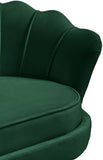 Gardenia Velvet / Engineered Wood / Metal / Foam Contemporary Green Velvet Chair - 32" W x 31" D x 31" H