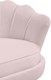 Gardenia Velvet / Engineered Wood / Metal / Foam Contemporary Pink Velvet Chair - 32" W x 31" D x 31" H