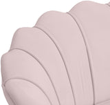 Gardenia Velvet / Engineered Wood / Metal / Foam Contemporary Pink Velvet Chair - 32" W x 31" D x 31" H