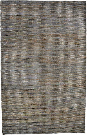 Kaelani Natural Handmade Area Rug, Solid, Stone Blue/Brown, 9ft-6in x 13ft-6in