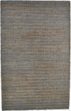 Kaelani Natural Handmade Area Rug, Solid, Stone Blue/Brown, 9ft-6in x 13ft-6in