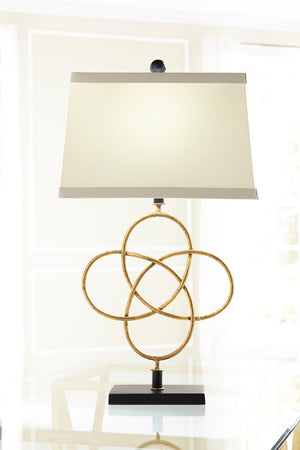 Loose Knot Lamp - Gold