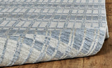 Odell Classic Handmade Rug, Denim Blue/Light Gray, 10ft x 14ft Area Rug