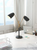 Zuo Modern Tanner Steel Modern Commercial Grade Table Lamp Black, Brass Steel