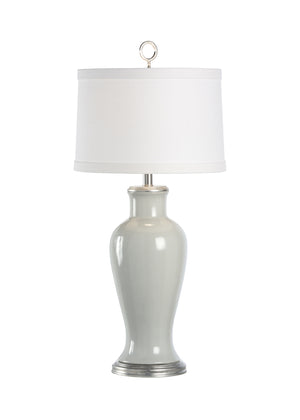 Grey Vase Lamp