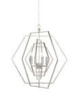 Hexagon Chandelier - Silver