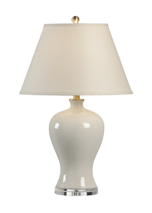 Columbus Vase Lamp - Cream