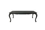 House Delphine Transitional Dining Table Charcoal Finish 68830-ACME