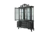 House Delphine Transitional Hutch & Buffet Charcoal Finish 68834-ACME