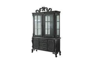 House Delphine Transitional Hutch & Buffet Charcoal Finish 68834-ACME