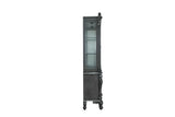 House Delphine Transitional Hutch & Buffet Charcoal Finish 68834-ACME