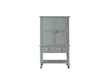 House Marchese Transitional Cabinet Pearl Gray Finish 68865-ACME