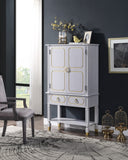 House Marchese Transitional Cabinet Pearl Gray Finish 68865-ACME