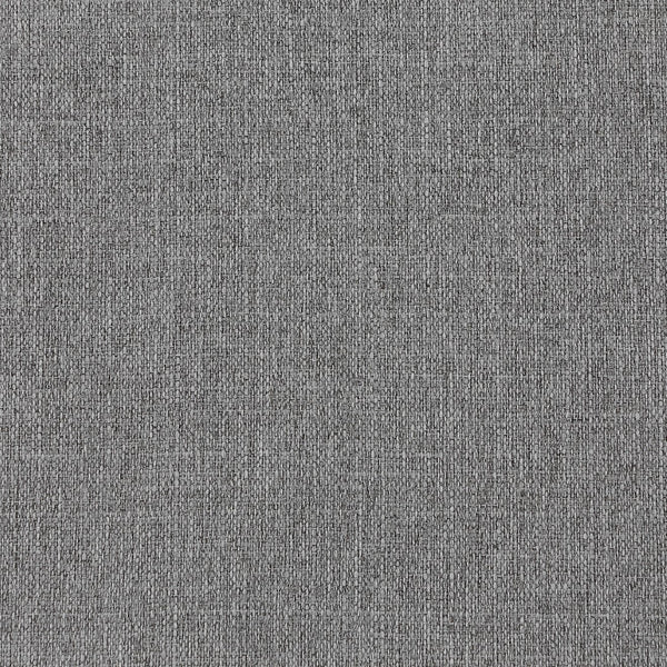 Mackenzie Linen Textured Fabric / Engineered Wood / Foam Contemporary Grey Durable Linen Textured Ottoman - 40" W x 40" D x 18.5" H