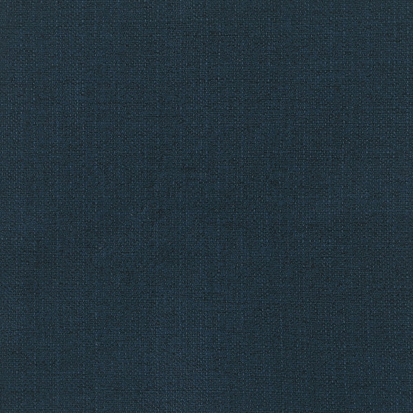 Mackenzie Linen Textured Fabric / Engineered Wood / Foam Contemporary Navy Durable Linen Textured Ottoman - 40" W x 40" D x 18.5" H