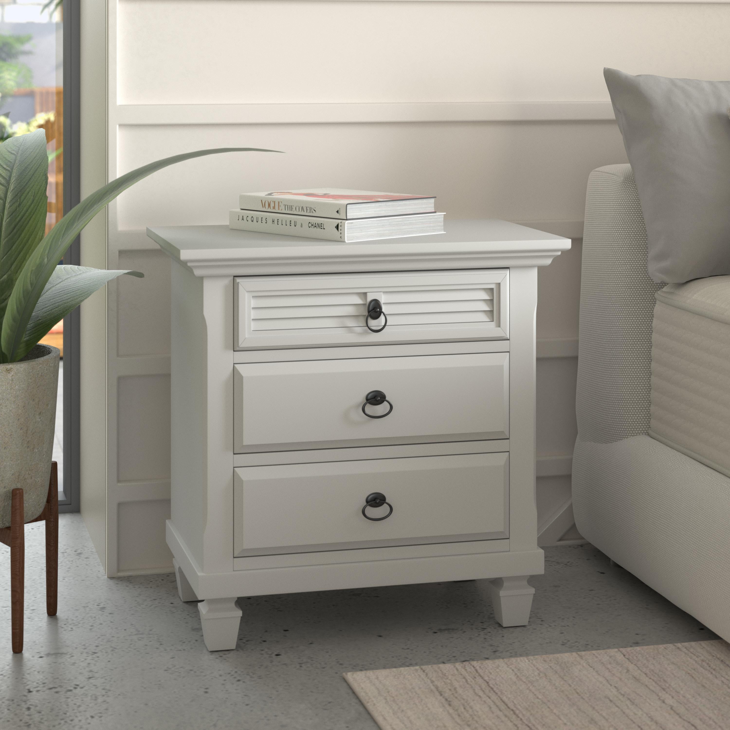 Alpine Furniture Winchester Nightstand - Thumbnail 3