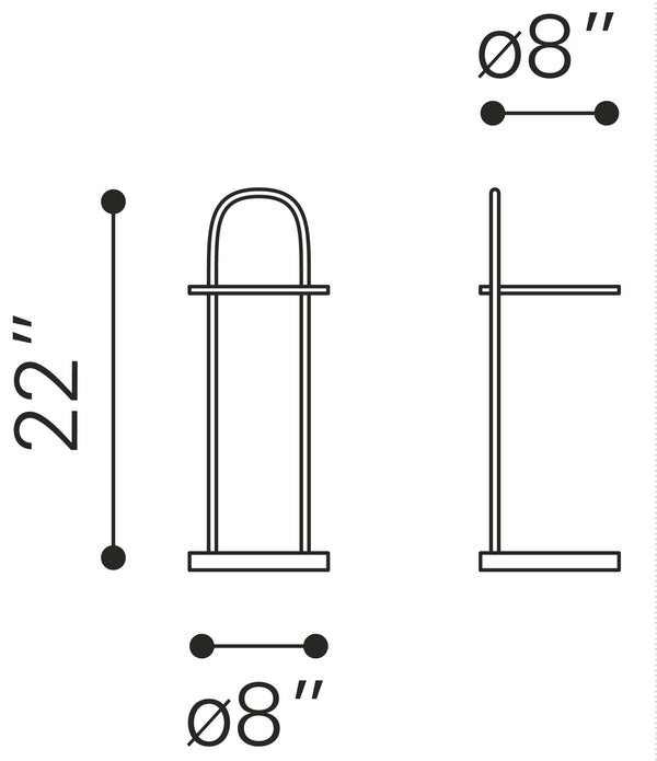Zuo Modern Christian Iron, Marble Modern Commercial Grade Side Table Black, White Iron, Marble
