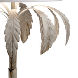 Palm Floor Lamp - Whitewash