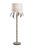 Palm Floor Lamp - Whitewash