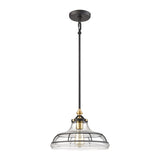 Dunkirk 13'' Wide 1-Light Pendant - Matte Black