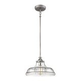 Dunkirk 13'' Wide 1-Light Pendant - Weathered Zinc