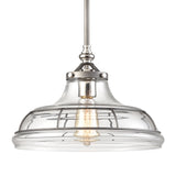 Dunkirk 13'' Wide 1-Light Pendant - Weathered Zinc