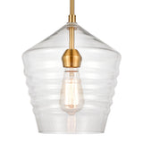 Konis 10'' Wide 1-Light Mini Pendant - Satin Brass