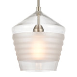 Konis 10'' Wide 1-Light Mini Pendant - Satin Nickel