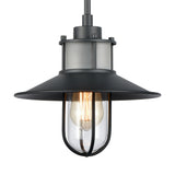 Coastal Farm 10'' Wide 1-Light Outdoor Pendant - Charcoal