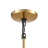 Mid-Century Schoolhouse 12'' Wide 1-Light Mini Pendant - Satin Brass