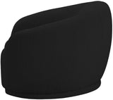 Hyde Boucle Fabric / Engineered Wood / Foam Contemporary Black Boucle Fabric Chair - 42" W x 38" D x 27.5" H