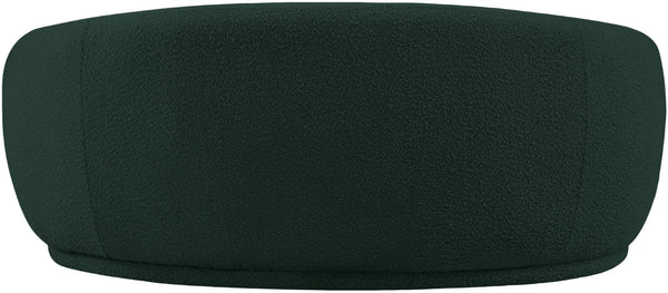 Hyde Boucle Fabric / Engineered Wood / Foam Contemporary Green Boucle Fabric Loveseat - 64" W x 38" D x 27.5" H