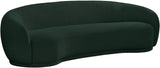 Hyde Boucle Fabric / Engineered Wood / Foam Contemporary Green Boucle Fabric Sofa - 89.5" W x 38" D x 27.5" H