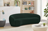 Hyde Boucle Fabric / Engineered Wood / Foam Contemporary Green Boucle Fabric Sofa - 89.5" W x 38" D x 27.5" H